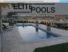 Tablet Screenshot of elitepoolsofyakima.com